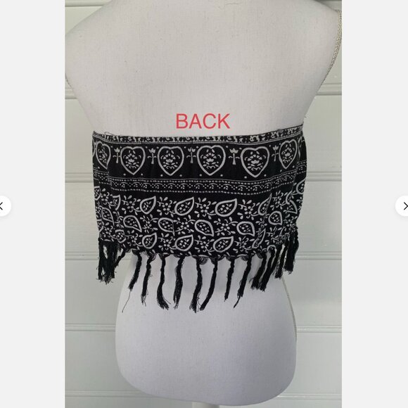Paisley Print Bandanna Boho Crop Halter Top by PS Erin Wasson | PacSun | Medium - Picture 7 of 10